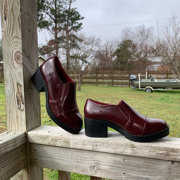 🍄 Bella Marie block heel platform loafer. Size 10 - Picture 3 of 8